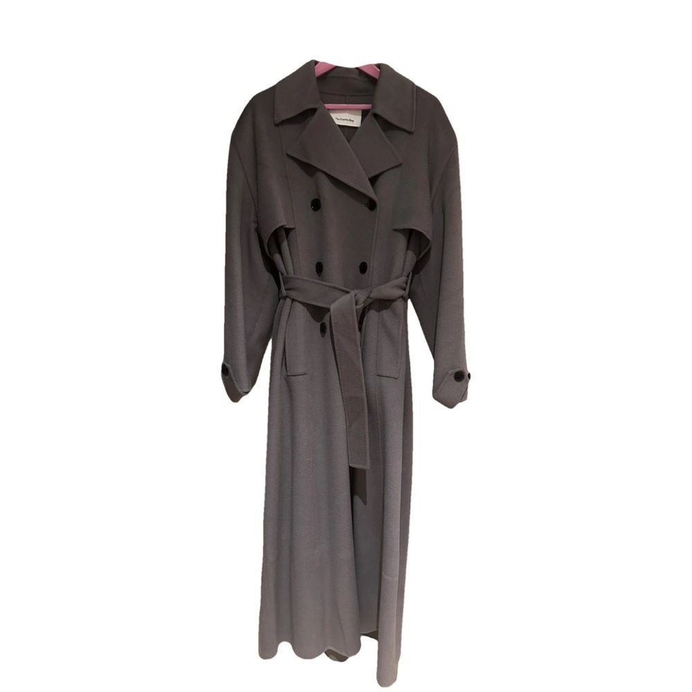 The Frankie Shop Gray Trench Coat